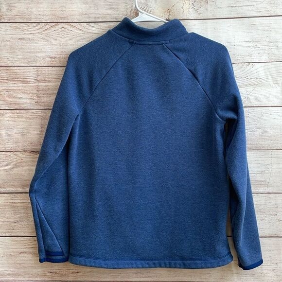 ATHLETA GIRL CRAZY COZY WRAP 2.0 SWEATSHIRT IN BLUE - Picture 4 of 5